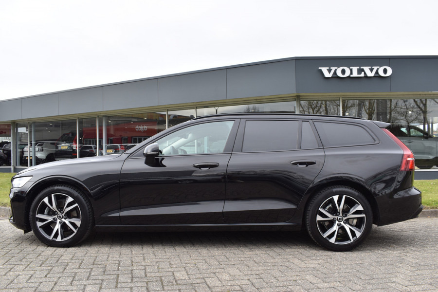 Volvo V60 B4 211PK Automaat Plus Dark | Trekhaak | ACC | Leder | Stoelverwarming | 360 Camera | 18"LMV |