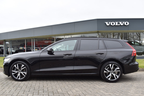 Volvo V60 B4 211PK Automaat Plus Dark | Trekhaak | ACC | Leder | Stoelverwarming | 360 Camera | 18"LMV |