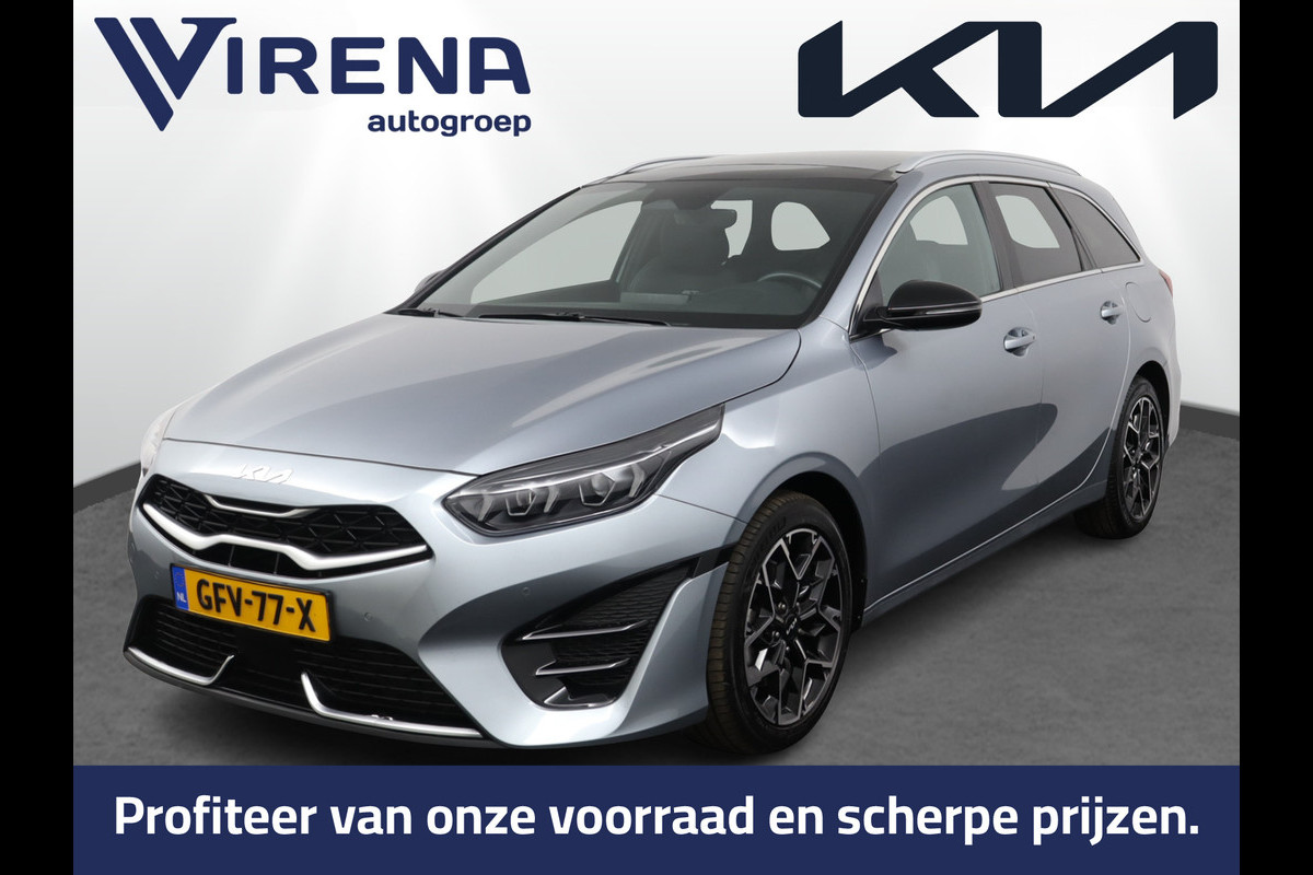 Kia Ceed Sportswagon 1.5 T-GDi GT-Line Apple Carplay/Android Auto - Cruise Control - Dodehoekdetectie - Panoramadak - Navigatie - Stuur/Stoelverwarming Fabrieksgarantie tot 07-2031