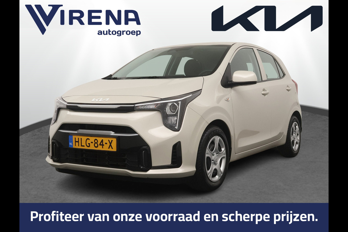 Kia Picanto 1.0 DPI DynamicLine Airco - Apple Carplay/Android Auto - Cruise Control - Navigatie - Achteruitrijcamera - - Fabrieksgarantie Tot 04-2032
