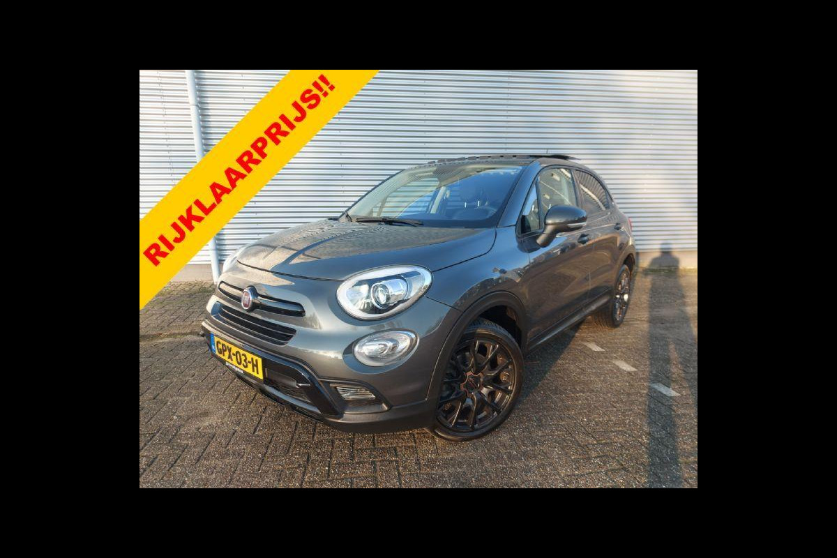 Fiat 500X Cross 1.4 Turbo MultiAir Cross, airco,cruise,panorama dak,navigatie/camera,parkeersensoren,