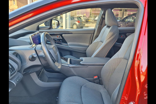 Toyota Bz4x 71,4 kWh Premium | Trekhaak, 20 inch, 360 camera, Half Leer, Bi-Tone, Dodehoekherkenning, Panoramadak, Parkeersensoren