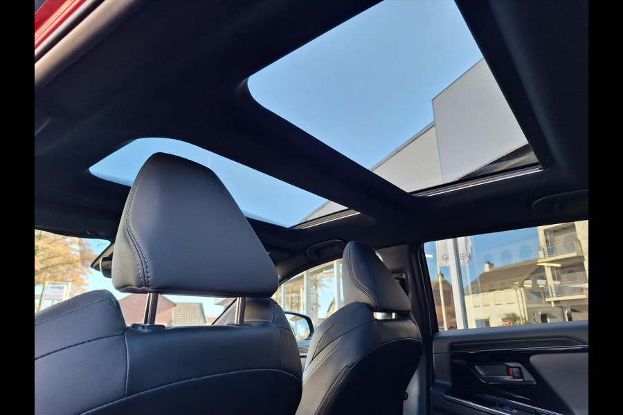Toyota Bz4x 71,4 kWh Premium | Trekhaak, 20 inch, 360 camera, Half Leer, Bi-Tone, Dodehoekherkenning, Panoramadak, Parkeersensoren