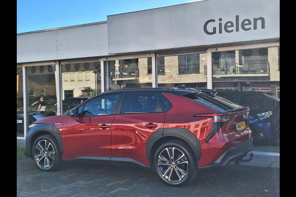 Toyota Bz4x 71,4 kWh Premium | Trekhaak, 20 inch, 360 camera, Half Leer, Bi-Tone, Dodehoekherkenning, Panoramadak, Parkeersensoren