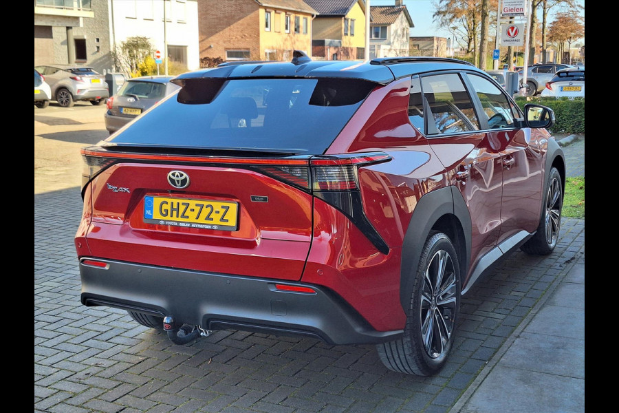 Toyota Bz4x 71,4 kWh Premium | Trekhaak, 20 inch, 360 camera, Half Leer, Bi-Tone, Dodehoekherkenning, Panoramadak, Parkeersensoren