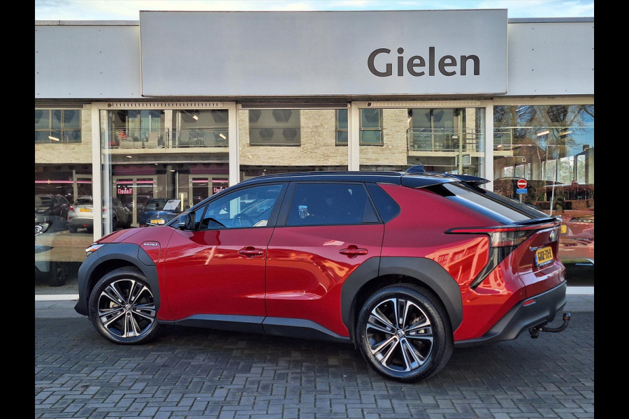 Toyota Bz4x 71,4 kWh Premium | Trekhaak, 20 inch, 360 camera, Half Leer, Bi-Tone, Dodehoekherkenning, Panoramadak, Parkeersensoren