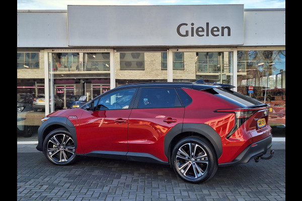Toyota Bz4x 71,4 kWh Premium | Trekhaak, 20 inch, 360 camera, Half Leer, Bi-Tone, Dodehoekherkenning, Panoramadak, Parkeersensoren