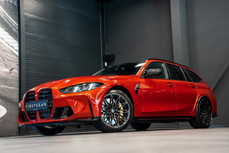 BMW M3 Touring 3-serie xDrive Competition *Sonderlackierung / M-Track Pack / Keramisch / Kuipstoelen / Harman Kardon / Carbon in & exterieur*