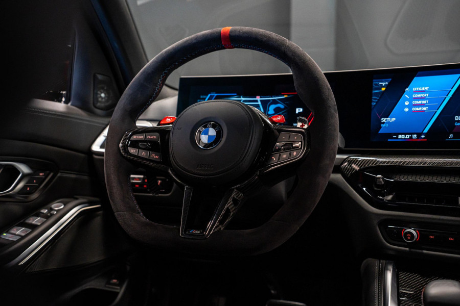 BMW M3 Touring 3-serie xDrive Competition *Sonderlackierung / M-Track Pack / Keramisch / Kuipstoelen / Harman Kardon / Carbon in & exterieur*