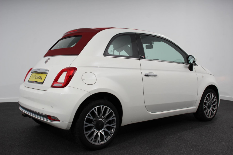 Fiat 500C 1.2 Star | Leder | Navigatie | Climate Control | Parkeer sensoren | Digitale Cockpit | Cruise control | LMV 16"