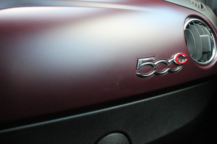 Fiat 500C 1.2 Star | Leder | Navigatie | Climate Control | Parkeer sensoren | Digitale Cockpit | Cruise control | LMV 16"