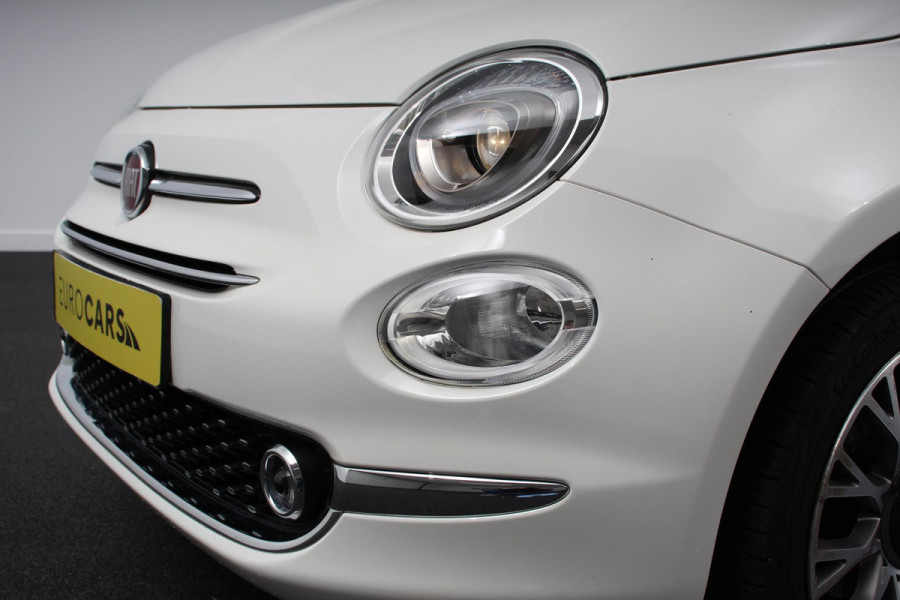 Fiat 500C 1.2 Star | Leder | Navigatie | Climate Control | Parkeer sensoren | Digitale Cockpit | Cruise control | LMV 16"