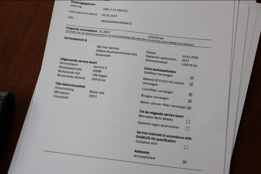 Mercedes-Benz C-Klasse AMG 43 4MATIC *Facelift*Perf. Stoelen*Burmester*Head-Up*Keyless*