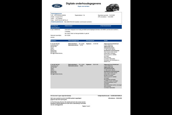 Ford EcoSport 1.0 EcoBoost Titanium X 125pk/92kW Automaat | Full Options | Driver Assistance Pack | X-Pack | Winter Pack | Dodehoek | Camera | etc. etc.