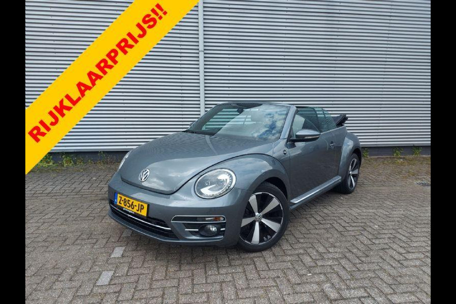 Volkswagen Beetle Cabriolet 1.2 TSI Design Bleumotion Automaat, aico,cruise,stoelverwarming,navigatie,parkeersensoren,