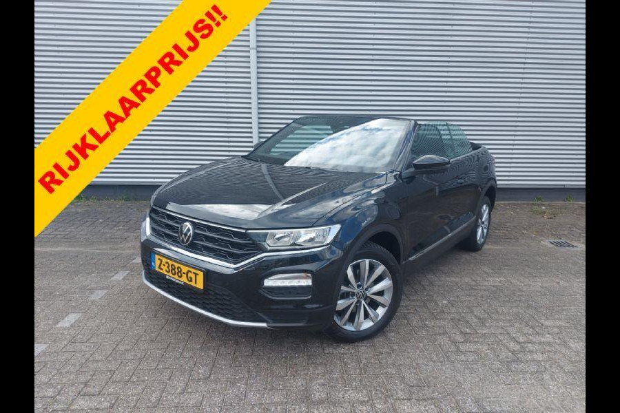 Volkswagen T-Roc Cabrio 1.0 TSI Style Carplay/Audio/Navigatie, parkcontrol, adap.Cruise, windscherm,stoelverwarming,