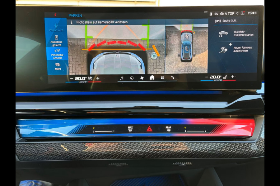 BMW M5 Touring ** M-DRIVER PACK (305 km/h), M-REMMEN, PANO, TREKH, MERINO LEDER, 20/21 INCH LMV ** 1e EIG - UNFALLFREI - Ex BMW AG ** ** INFORMEER OOK NAAR ONZE AANTREKKELIJKE FINANCIAL-LEASE TARIEVEN **