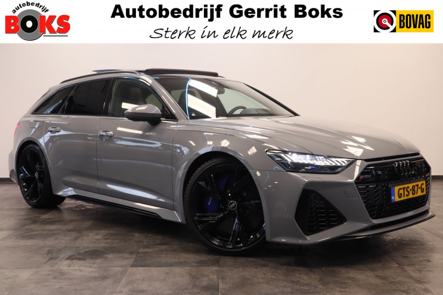 Audi A6 Avant RS 6 TFSI Quattro Keramisch Leder Panoramadak 4WS Nardo B&O!