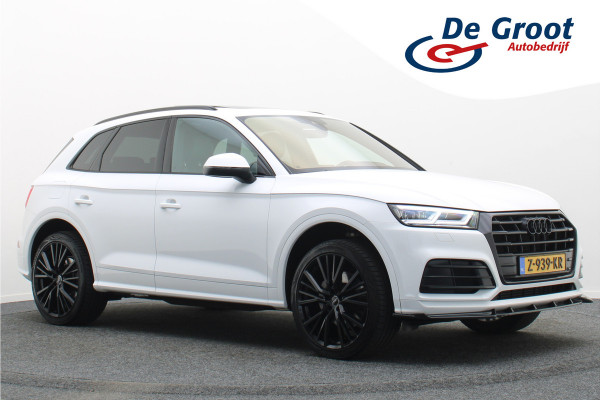 Audi Q5 55 TFSI e Quattro Plug-in Hybrid Competition S-Line Leer, Panoramadak, Cruise, Apple Carplay, Bluetooth, LED, Trekhaak, 21"
