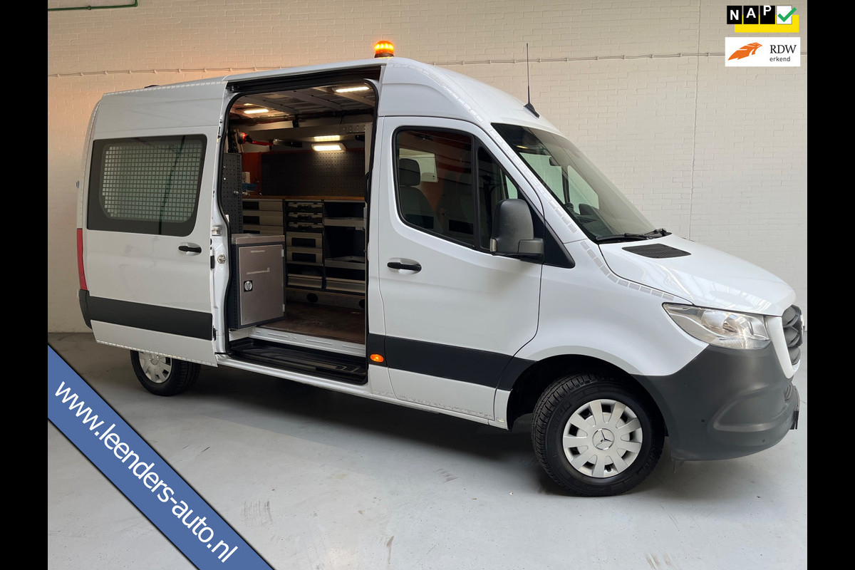 Mercedes-Benz Sprinter Automaat Servicewagen 314 2.2 CDI 140PK L2H2 euro6 BOTT, Victron V230, Standkachel Trekhaak RIJKLAARPRIJS