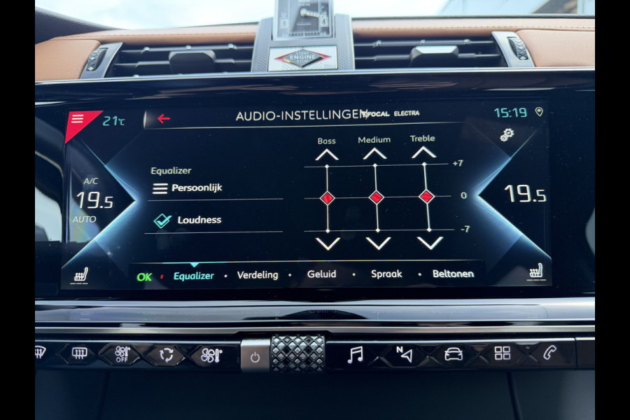 DS Ds 7 Crossback 300pk E-Tense 4x4 Opera (Elektrisch Schuifdak - Trekhaak - Leder incl verwarming/koeling/massage/geheugen - Focal Electra - Nigh