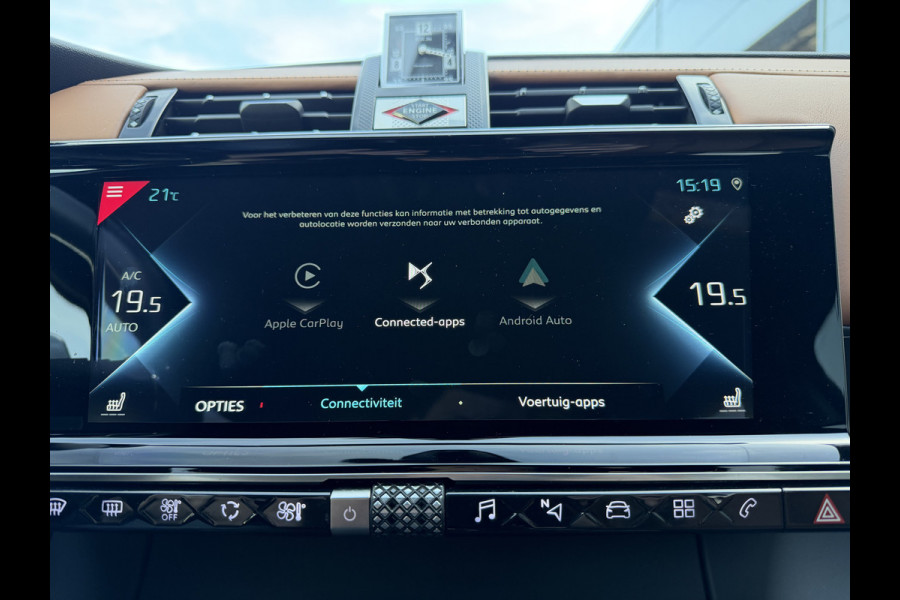 DS Ds 7 Crossback 300pk E-Tense 4x4 Opera (Elektrisch Schuifdak - Trekhaak - Leder incl verwarming/koeling/massage/geheugen - Focal Electra - Nigh