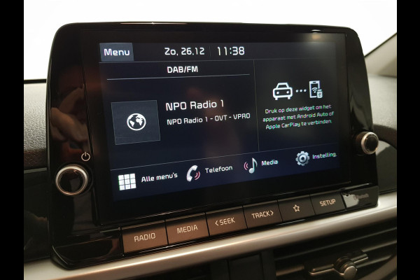 Kia Picanto 1.0 DPi Automaat DynamicLine Kia Picanto 1.0 DPi DynamicLine | Navigatie | Apple Carplay/Android Auto | Airco | Camera | DAB | Lichtmetalen velgen | Bluetooth