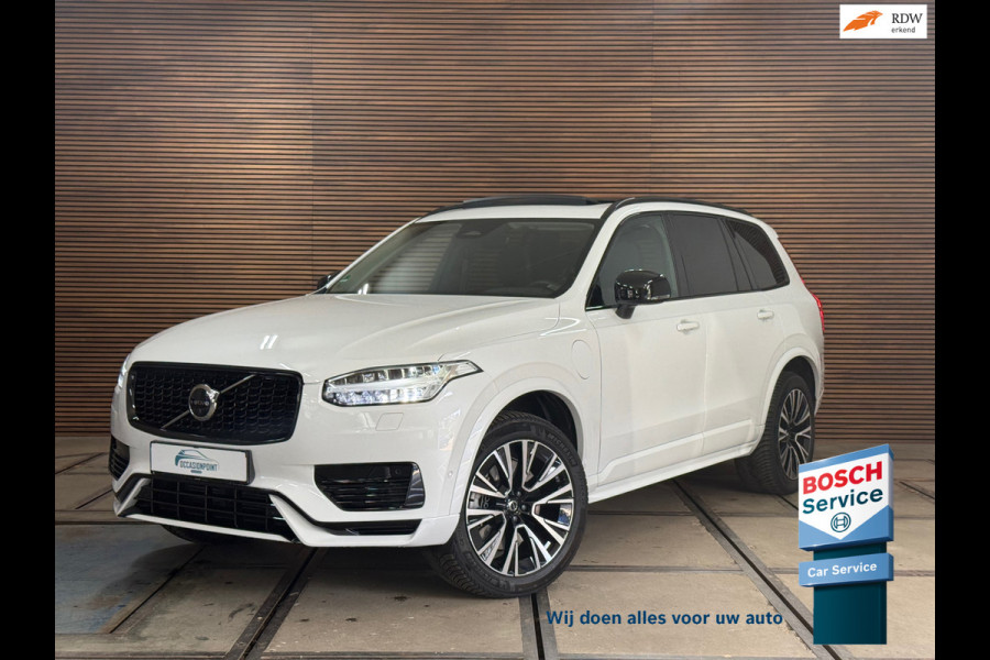 Volvo XC90 2.0 T8 Recharge AWD Plus Dark |Pano | 7pers | White Metallic | 360camera | Harman Kardon | All season |