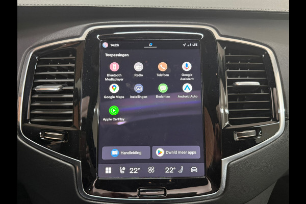 Volvo XC90 2.0 T8 Recharge AWD Plus Dark |Pano | 7pers | White Metallic | 360camera | Harman Kardon | All season |