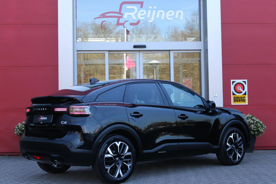 Citroën C4 C4 1.2 HYbrid 145PK MAX | HEAD UP DISPLAY | CAMERA VOOR + ACHTER | NAVIGATIE | DRAADLOZE TELEFOONLADER | FULL LED KOPLAMPEN | DRAADLOZE APPLE CARPLAY/ANDROID AUTO | 18" LICHTMETALEN VELGEN | ADAPTIVE CRUISE CONTROL | CLIMATE CONTROL | LEDEREN BEKLEDING | DAB+ RADIO | KEYLESS ENTRY/START |