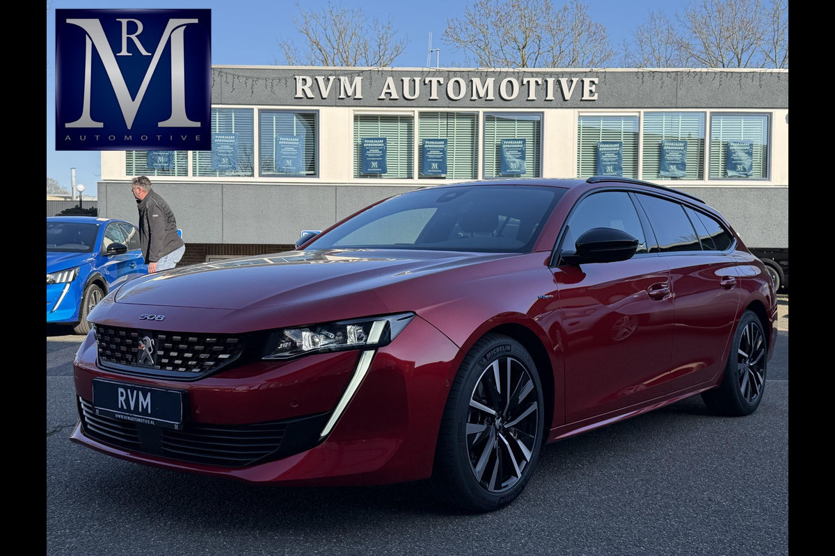 Peugeot 508 SW 1.6 HYbrid GT Pack Business | FULL OPTIONS | ADAPTIEVE CRUISE CONTROL | FOCAL AUDIO | 360 CAMERA | STOELVERWARMING | DEALER ONDERHOUDEN | ELEKTRISCHE KOFFERBAK | RIJKLAAR MET 12 MND BOVAG GARANTIE |