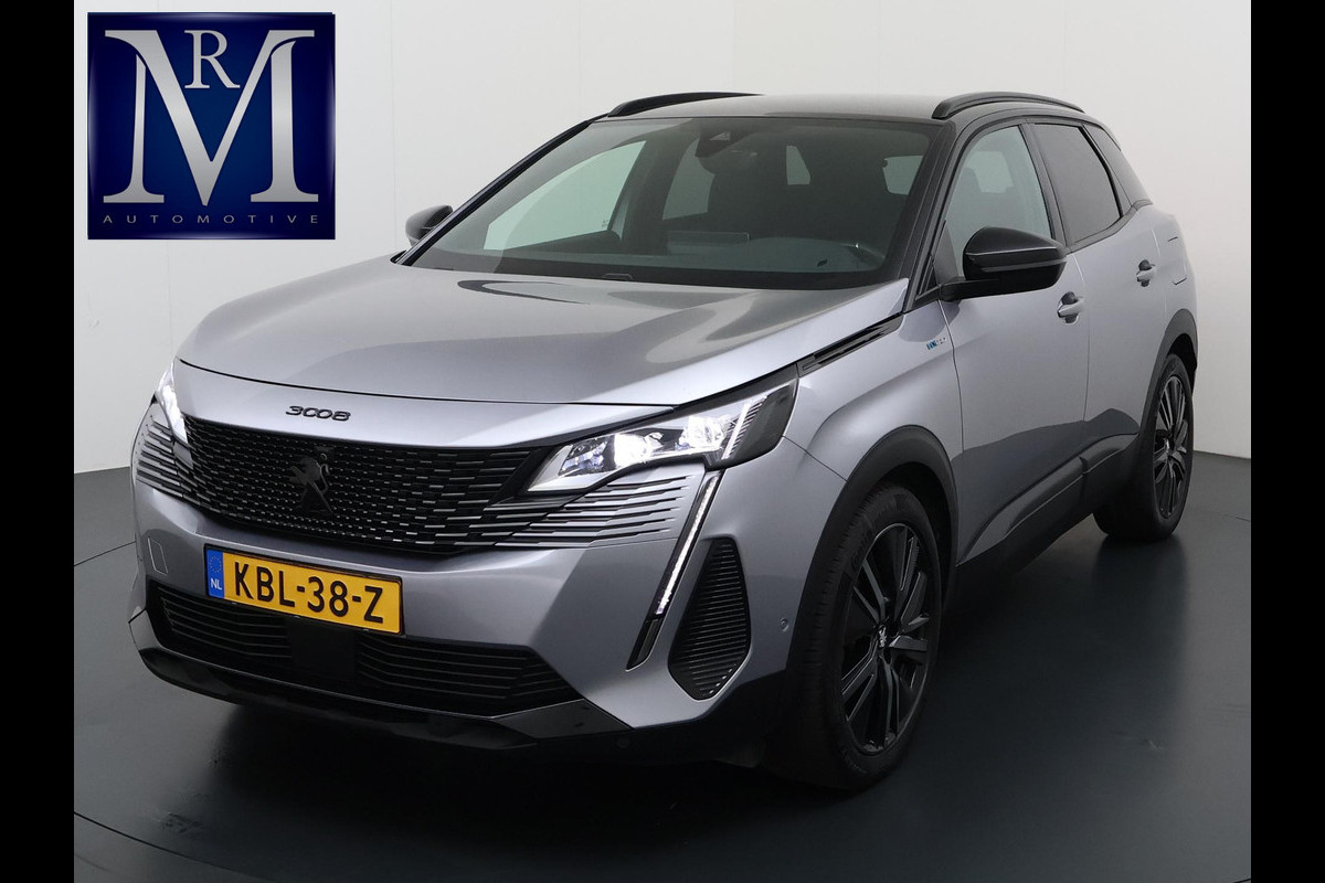 Peugeot 3008 1.6 HYbrid 225 GT |PHEV | BLACK OPTIC| FOCAL AUDIO| STOELVERWARMING| CAMERA VOOR+ ACHTER| ADAPTIVE CRUISE CONTROL| DODE HOEK SENSOR| ELEK. ACHTERKLEP| STANDKACHEL
