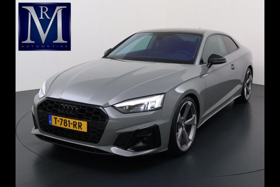 Audi A5 Coupé 40 TFSI S edition | S LINE IN- EN EXTERIEUR | TOPSTAAT! | 20 INCH| LEER| CAMERA| STOELVERWARMING| MATRIX LED| QUANTUM GRIJS