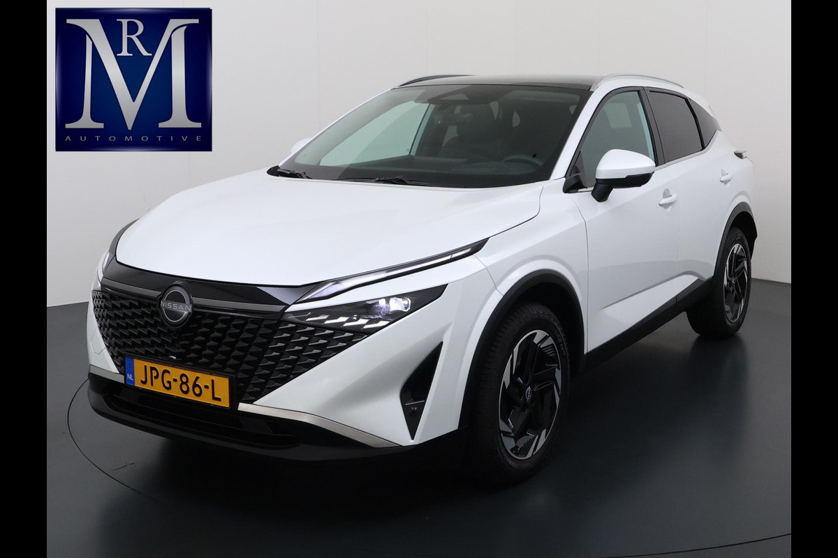 Nissan QASHQAI 1.3 MHEV Xtronic N-Connecta | FABRIEKSGARANTIE| PANO| VOORRUITVERWARMING| STOEL + STUUR VERWARMING| 360 CAMERA| DODE HOEK| HEAD-UP| ELEK. ACHTERKLEP