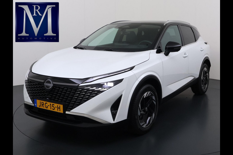 Nissan QASHQAI 1.3 MHEV Xtronic N-Connecta | FABRIEKSGARANTIE| PANO| VOORRUITVERWARMING| STOEL + STUUR VERWARMING| 360 CAMERA| DODE HOEK| HEAD-UP| ELEK. ACHTERKLEP