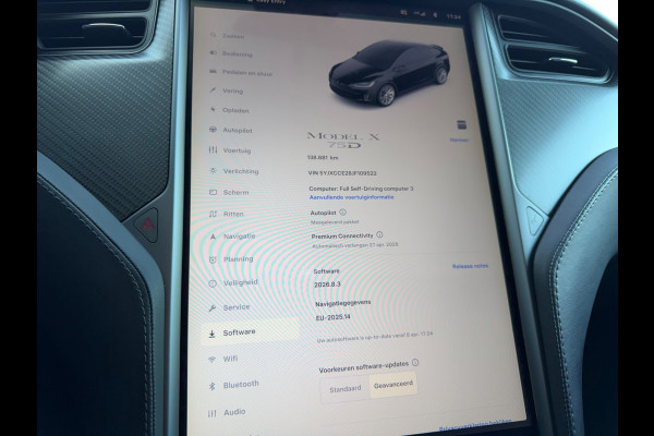 Tesla Model X 75D Base, NAP, MCU 2, CCS 2, Trekhaak, Carbon