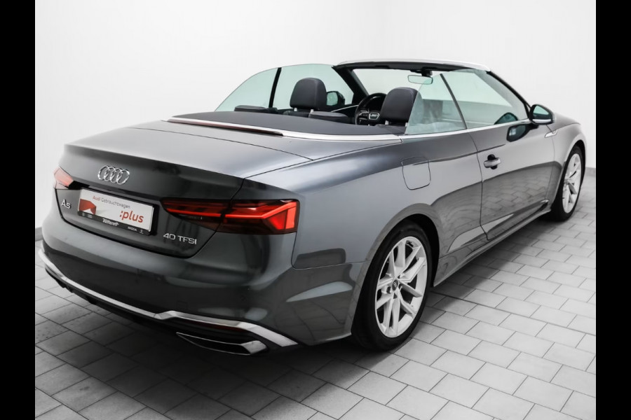 Audi A5 Cabriolet 40 Tfsi S-Tronic (150kW/204pk) ** LED, LEDER, VERW. ST, NEKVERW, 18-inch LMV, ADAPT. CRUISE ** 1e EIG - UNFALLFREI ** ** INFORMEER OOK NAAR ONZE AANTREKKELIJKE FINANCIAL-LEASE TARIEVEN **