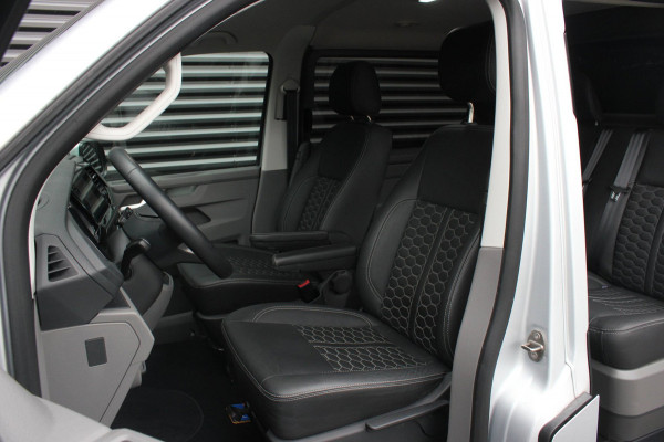 Volkswagen Transporter 2.0 TDI L2H1 150PK NEW LAGE BIJTELLING BULLI / LEDEREN BEKLEDING / DUBBEL CABINE / NAVIGATIE / ACTIVE