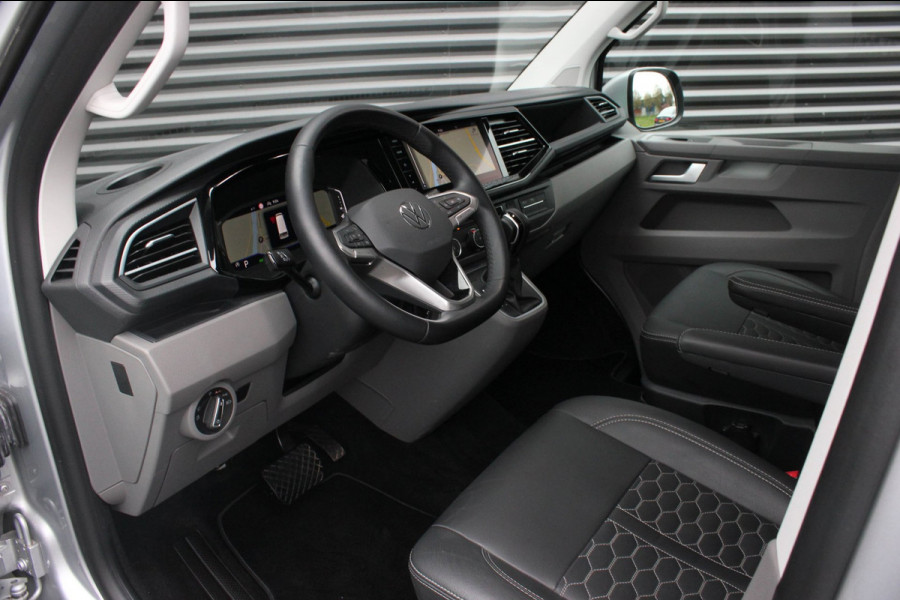 Volkswagen Transporter 2.0 TDI L2H1 150PK NEW LAGE BIJTELLING BULLI / LEDEREN BEKLEDING / DUBBEL CABINE / NAVIGATIE / ACTIVE