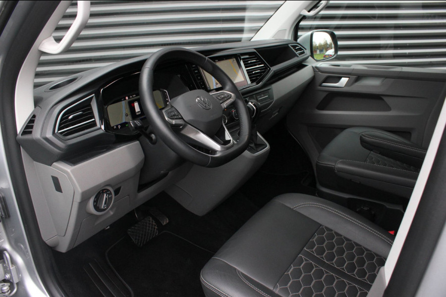 Volkswagen Transporter 2.0 TDI L2H1 150PK NEW LAGE BIJTELLING BULLI / LEDEREN BEKLEDING / DUBBEL CABINE / NAVIGATIE / ACTIVE