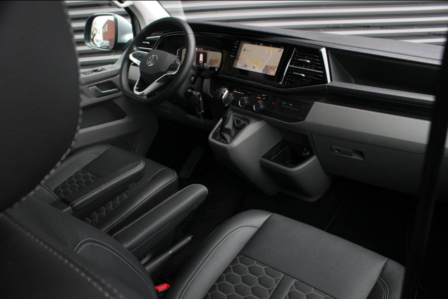 Volkswagen Transporter 2.0 TDI L2H1 150PK NEW LAGE BIJTELLING BULLI / LEDEREN BEKLEDING / DUBBEL CABINE / NAVIGATIE / ACTIVE