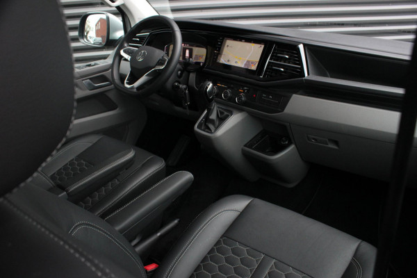 Volkswagen Transporter 2.0 TDI L2H1 150PK NEW LAGE BIJTELLING BULLI / LEDEREN BEKLEDING / DUBBEL CABINE / NAVIGATIE / ACTIVE