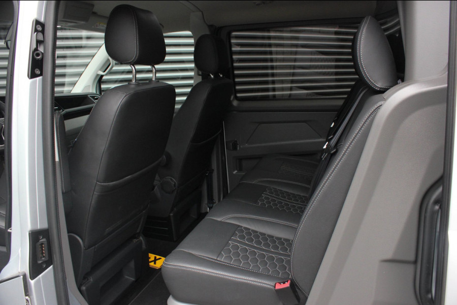 Volkswagen Transporter 2.0 TDI L2H1 150PK NEW LAGE BIJTELLING BULLI / LEDEREN BEKLEDING / DUBBEL CABINE / NAVIGATIE / ACTIVE