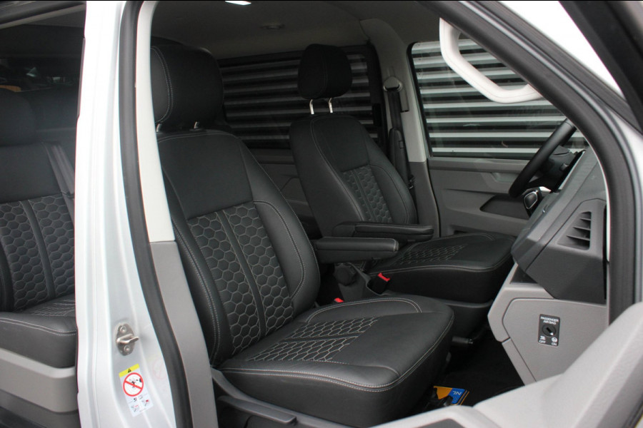 Volkswagen Transporter 2.0 TDI L2H1 150PK NEW LAGE BIJTELLING BULLI / LEDEREN BEKLEDING / DUBBEL CABINE / NAVIGATIE / ACTIVE