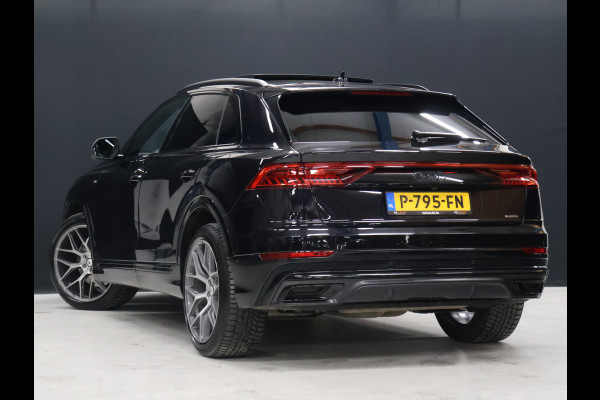 Audi Q8 60 TFSI e quattro Competition [SCHUIFDAK, RS STOELEN, B&O, TREKHAAK, APPLE CARPLAY, MEMORY SEATS, HEAD-UP, LEDEREN SPORTSTOELEN, STOELVERKOELING, STUURVERWARMING, 360 CAMERA, ADAPTIVE CRUISE, NIEUWSTAAT]
