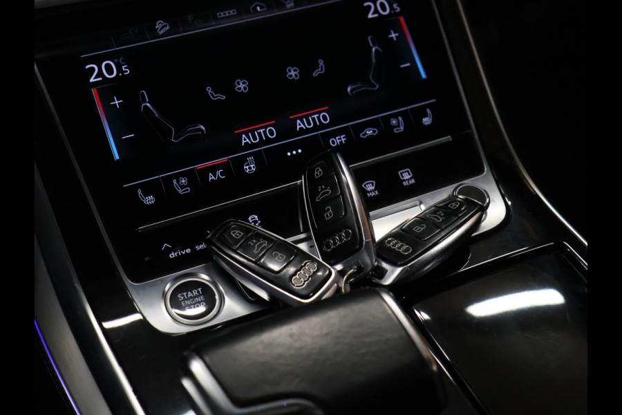 Audi Q8 60 TFSI e quattro Competition [SCHUIFDAK, RS STOELEN, B&O, TREKHAAK, APPLE CARPLAY, MEMORY SEATS, HEAD-UP, LEDEREN SPORTSTOELEN, STOELVERKOELING, STUURVERWARMING, 360 CAMERA, ADAPTIVE CRUISE, NIEUWSTAAT]