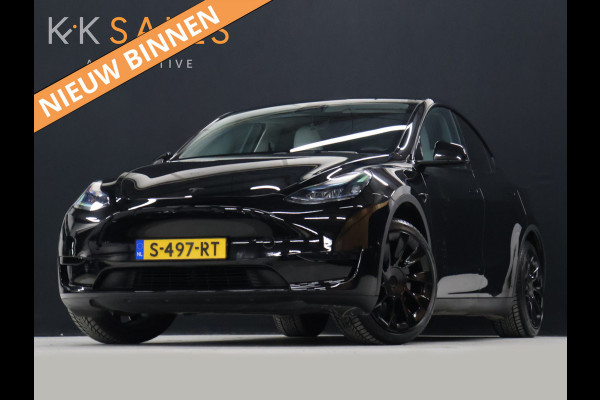 Tesla Model Y RWD 58 kWh [AUTOPILOT, TREKHAAK AFNEEMBAAR, PANORAMADAK, STUURVERWARMING, STOELVERWARMING, CAMERA, ELEKTRISCHE ACHTERKLEP, PDC V+A, VOL LEDER, CRUISE CONTROL, NIEUWSTAAT]