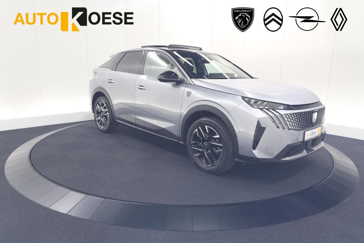 Peugeot 3008 1.2 Hybrid 136 GT | Panoramdak | 360 Camera | Stoelverwarming | Elektrische Kofferklep | Allseason Banden
