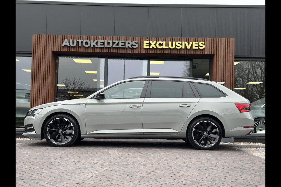 Škoda Superb Combi 1.4 TSI iV Sportline Business Panoramadak Adapt. Cruise LED Standkachel Trekhaak 19''LM