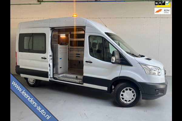 Ford Transit Servicewagen 2.0 TDCI 130pk euro6 L3H3 Trend Sortimo Inrichting Victron v230 Standkachel Trekhaak RIJKLAARPRIJS!
